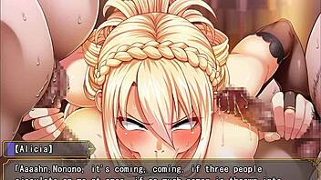 Princess knight defeated obscenely?