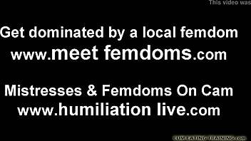 i will make you eat every last drop of your own cum cei