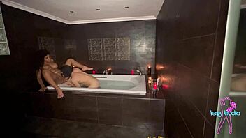 i had intense sex with latina milf in jacuzzi, sucking cock and fucking pussy, cedrik garcia