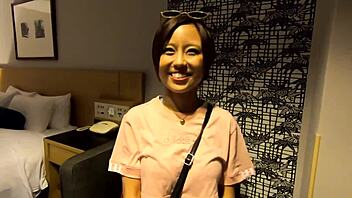 Watch Miki squirt massively in creampie scene with orgasms!