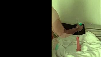 Watch this hot milf ride her dildo?