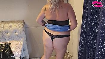 Hot Milf In PVC And Boots Gets Wild