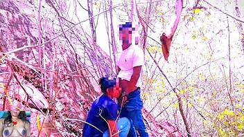Passionate outdoor sex with my husband