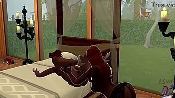 Brunette shemale and girl share passionate love 😘