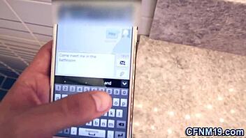 Teen gets cum dumped in cfnm