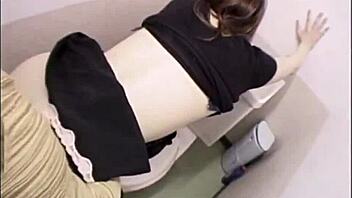 Amateurs capturing moments in the toilet area