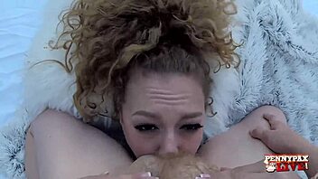 Redhead bombshell Daisy Stone and Pax Penny in a wild orgy