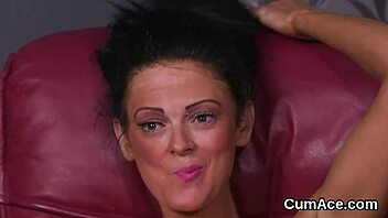 hey, wanna see me swallow every cum drop on my face?