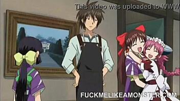 Petite anime girl screams in pleasure during pussy fucking