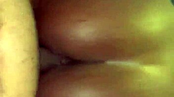 ebony babe bent over for intense doggystyle cumshot action