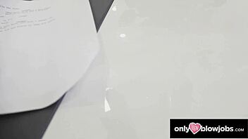 My Hot Roommate Maya Bijou Gives Sloppy Blowjob