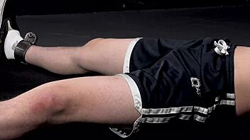 cocky young 18+ stud gets bound and dominated by the twink top he bullied. intense gay bondage action