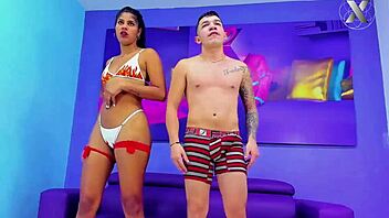 Sex Tape of Blowjob Party with Girlfriend and Slutty Sisters