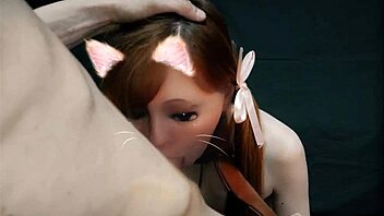 hentai in real life furry cat girl waifu blowjob feels so emotional