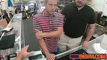 gay guys watch straight guy blowjob