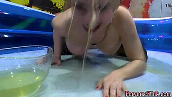 Hardcore fetish video of pissdrinking and blowjob