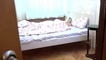 Blonde Teen Gets Mouth Fucked by Stepfather