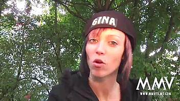 Blonde Gina Joins Amateur Threesome