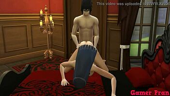 naruto gets hinata but she fucks sasuke anal while he watches