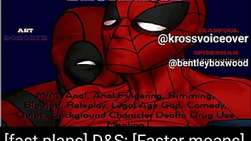 spiderman and deadpool play doctor in hospital with anal and blowjob scenes