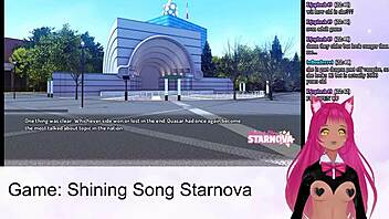 Hentai Vtuber streams Shining Song Starnova Maria route part 5