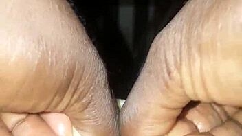 A black man masturbates to prepare for frostbite