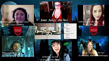 i cum on desk in monsters university episode 4 with jane judge