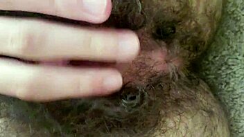 Ever Seen a Hairy Slut Fingering Her Tight Hole Up Close?