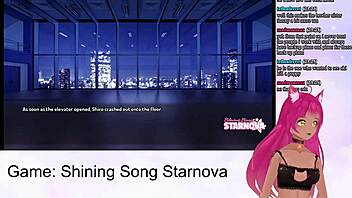 Hentai Vtuber streams Shining Song Starnova Maria route part 5
