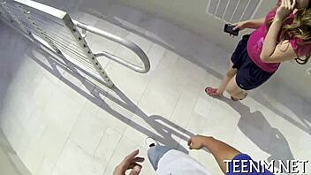 Honey Courtney Loxx is sucking cock for cash, rough and amazing