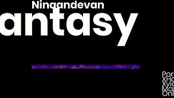 Teen wife rides dildo on chair in skirt to orgasm