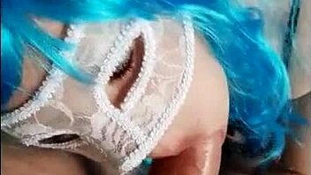 she devours entire cock in sloppy homemade blowjob