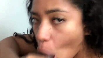 cute brunette gives brutal blowjob to her partner emotionally