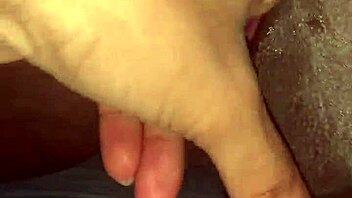 fingering her pussy until she cums in doggystyle