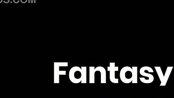 Teen wife rides dildo on chair in skirt to orgasm