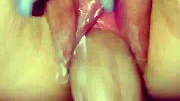 i feel so naughty, petite slut bent over for pov creampie