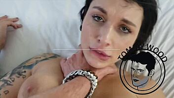 Intense Bondage Threesome with Rough Blowjobs by Tru Kait and Barbara Bieber