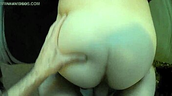 Messy creampie finish with amateur couple in doggystyle
