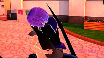 Hey, check out this arachne monster girl in 3D hentai action.