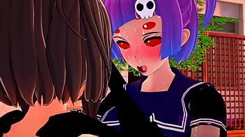 Hey, check out this arachne monster girl in 3D hentai action.