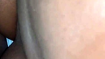 Chocolate beauty indulges in oral pleasure
