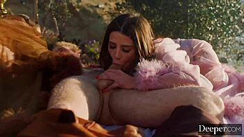 kylie and sera getting wild with michael in this hot threesome