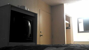 Sucking that big black cock oiled ebony amateurs hotel