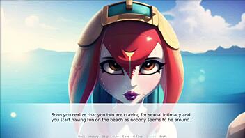 Does Santa's cheating wife suck elf cocks on the beach?