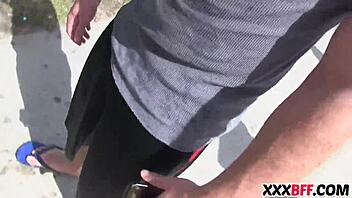 Spring break group sex with horny teens