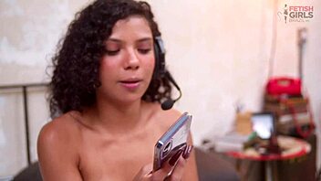 novinha uses dildo on ass bent over for daddy