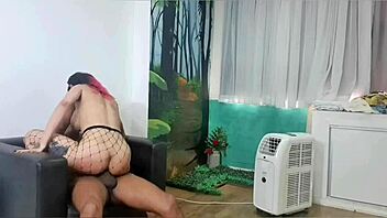 Her First Interracial Anal with Tattooed Black Cock