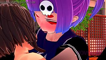 Hey, check out this arachne monster girl in 3D hentai action.