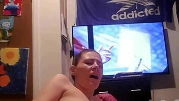 young amateur from canada plays with toys