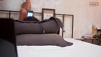 novinha uses dildo on ass bent over for daddy